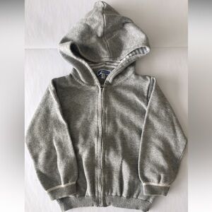 Jacadi Cotton Hooded Cardigan Sweater